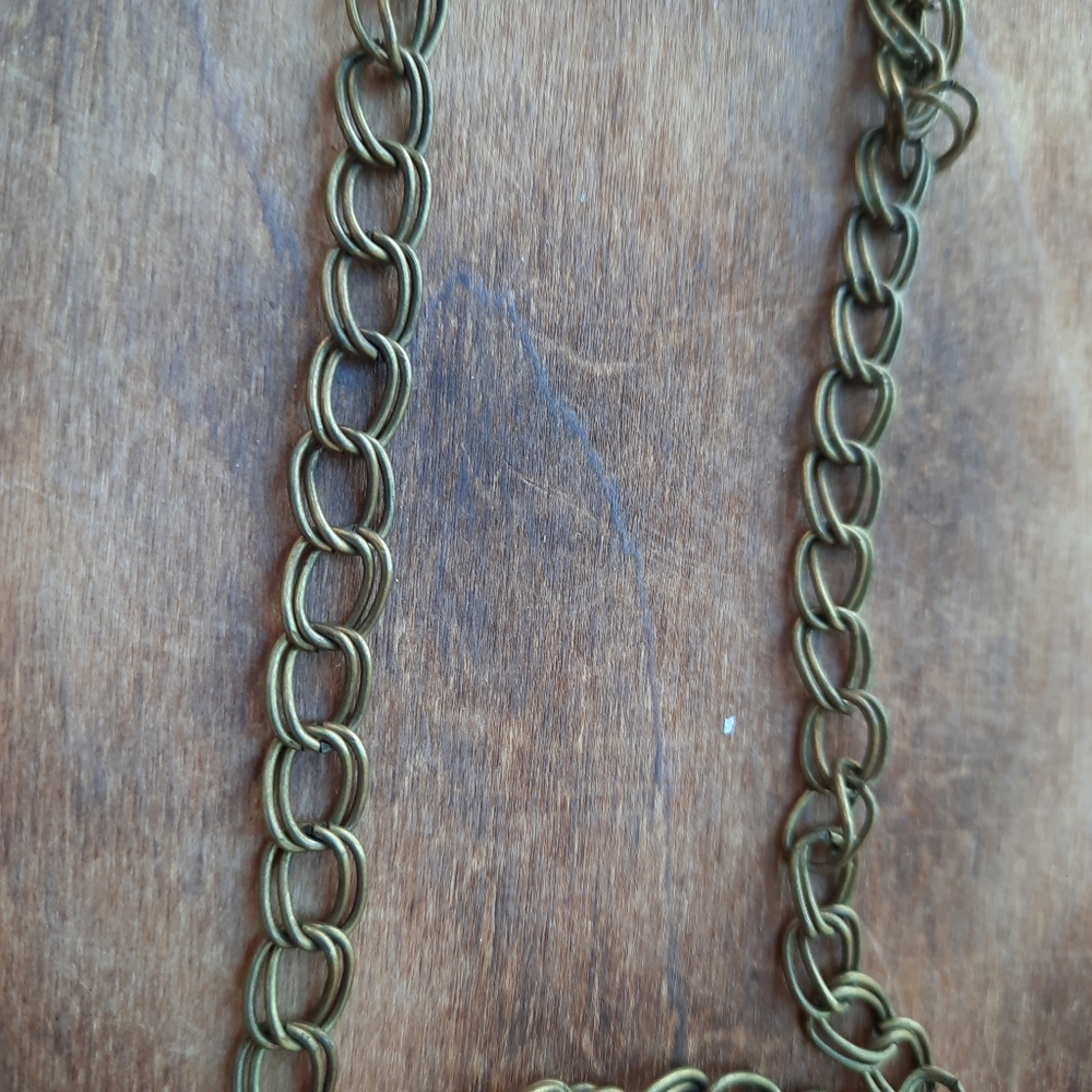 Bronze Orange Sea Sediment Vial Necklace - Picture 7 of 15